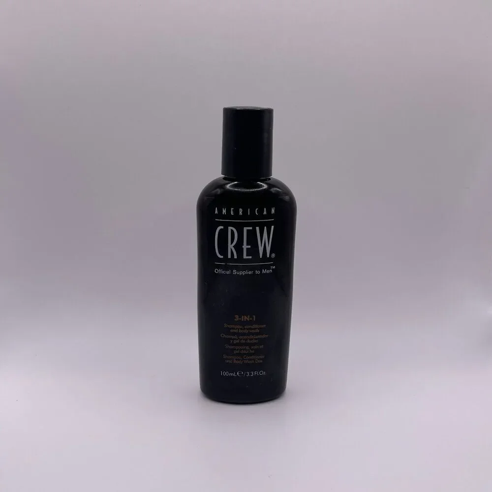 American Crew Men's 3-In-1 Travel Size Shampoo Conditioner Body Wash 2 PCS. Set